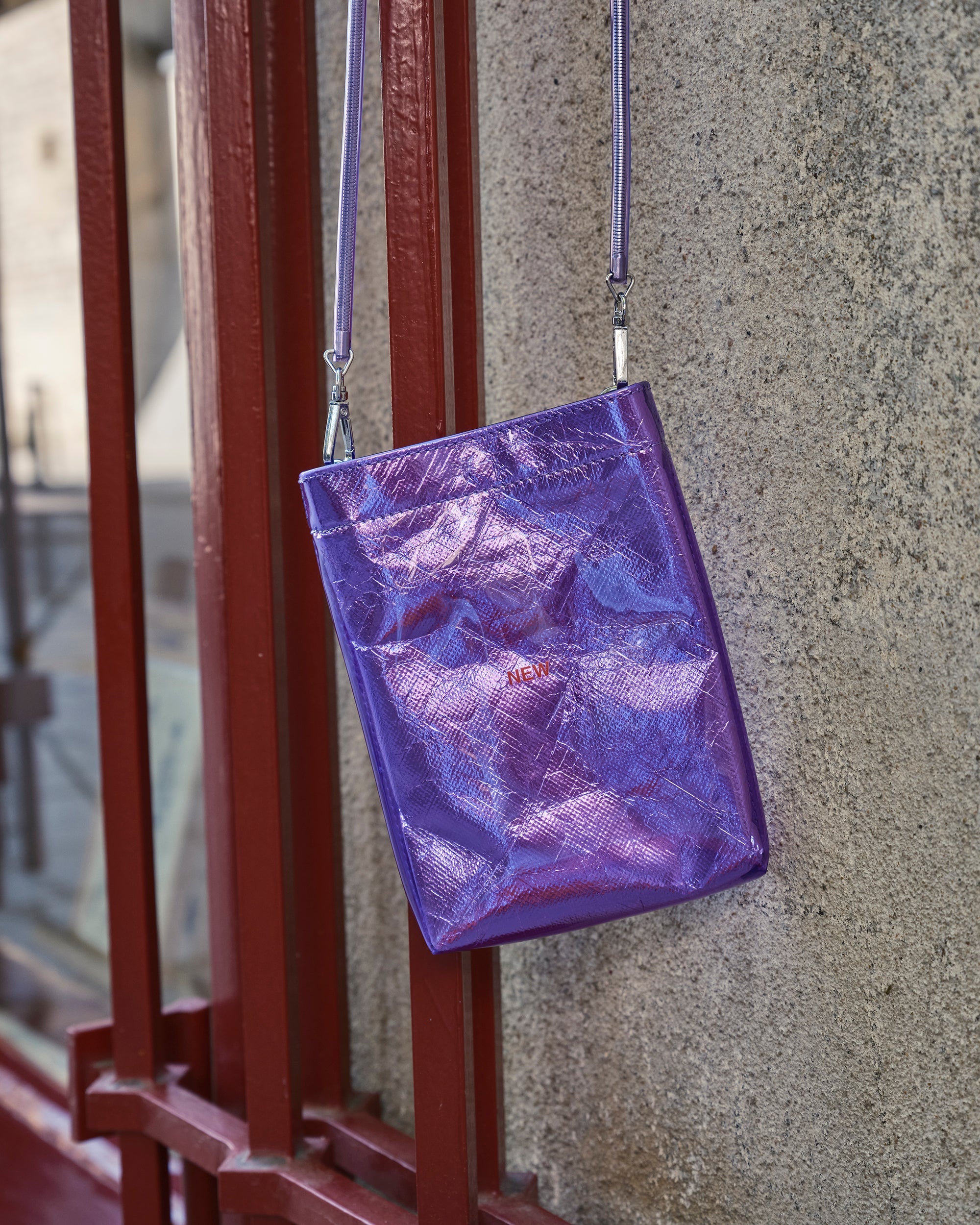 nana-nana × ZUTOMAYO バッグ (Cosmic Purple) nana-nana × ZUTOMAYO Hoop mini PVC (Cosmic Purple) - ZUTOMAYO MART