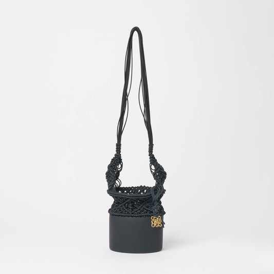 KNOT SILICONE KNITTING BUCKET SHOULDER BAG