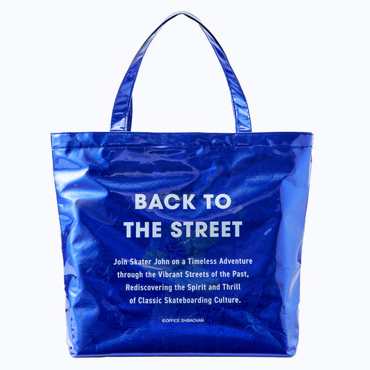 SKATER JOHN TPU NONWOVEN SHOPPING TOTE BAG