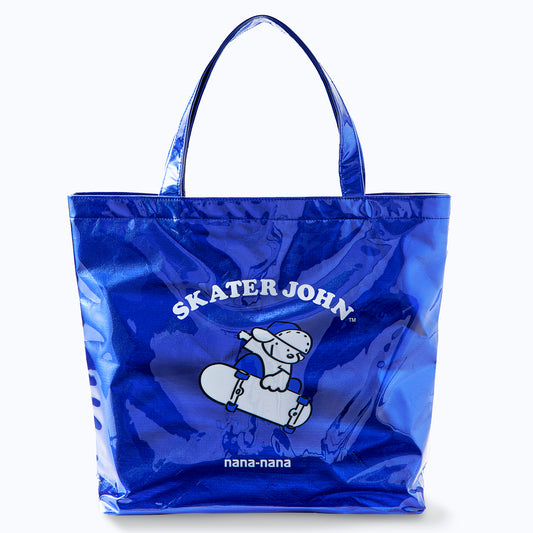 SKATER JOHN TPU NONWOVEN SHOPPING TOTE BAG