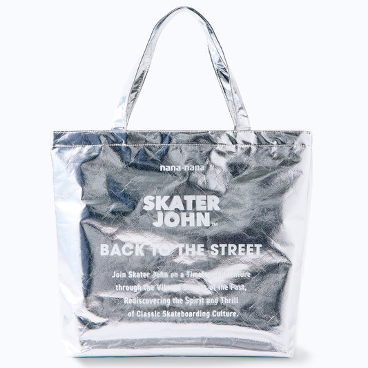 SKATER JOHN TPU NONWOVEN SHOPPING TOTE BAG